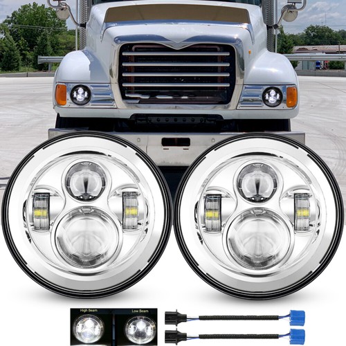 Pair inch round led - 7",